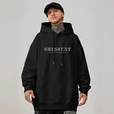 Y2K Crescent Moon Gothic Hoodie
