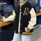 Trendy Embroidered Baseball Varsity Jacket