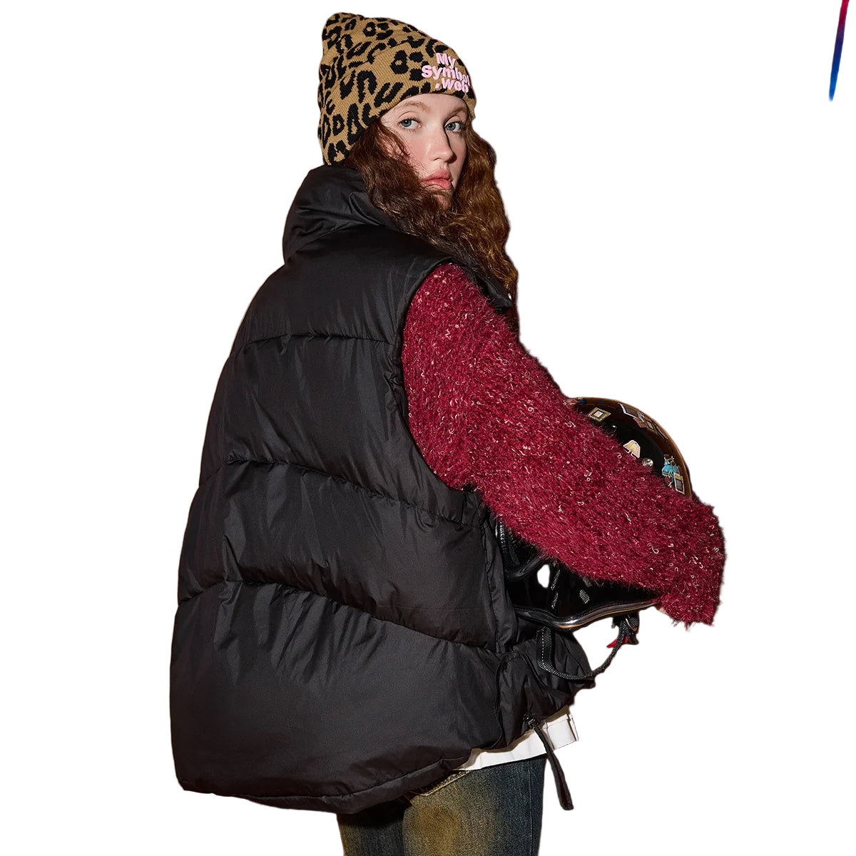 Minimalist Quilted Women’s Stand-Collar Vest