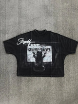 ゴシックレトロハイストリートオーバーサイズTシャツ