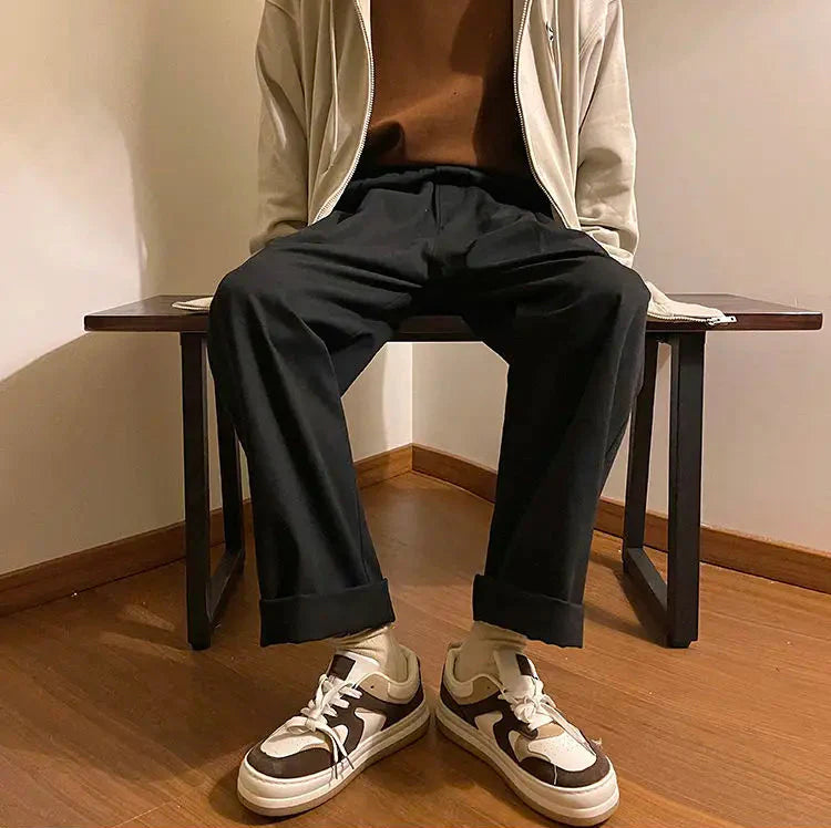 Old Money Style Basic Daily Pants
