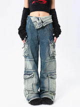 Y2k Women Baggy Cargo Jeans