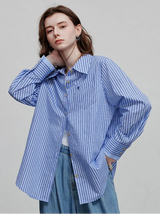 Chemisier/chemise de printemps classique rétro et élégant pour femme