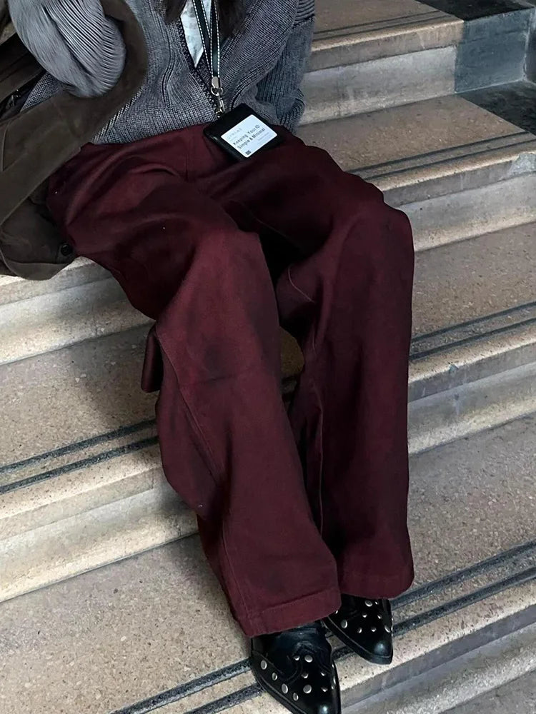 옷장 필수템 빈티지 워싱 와이드 레그 진