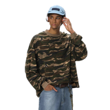 Camo Boxy Long Sleeve Tee