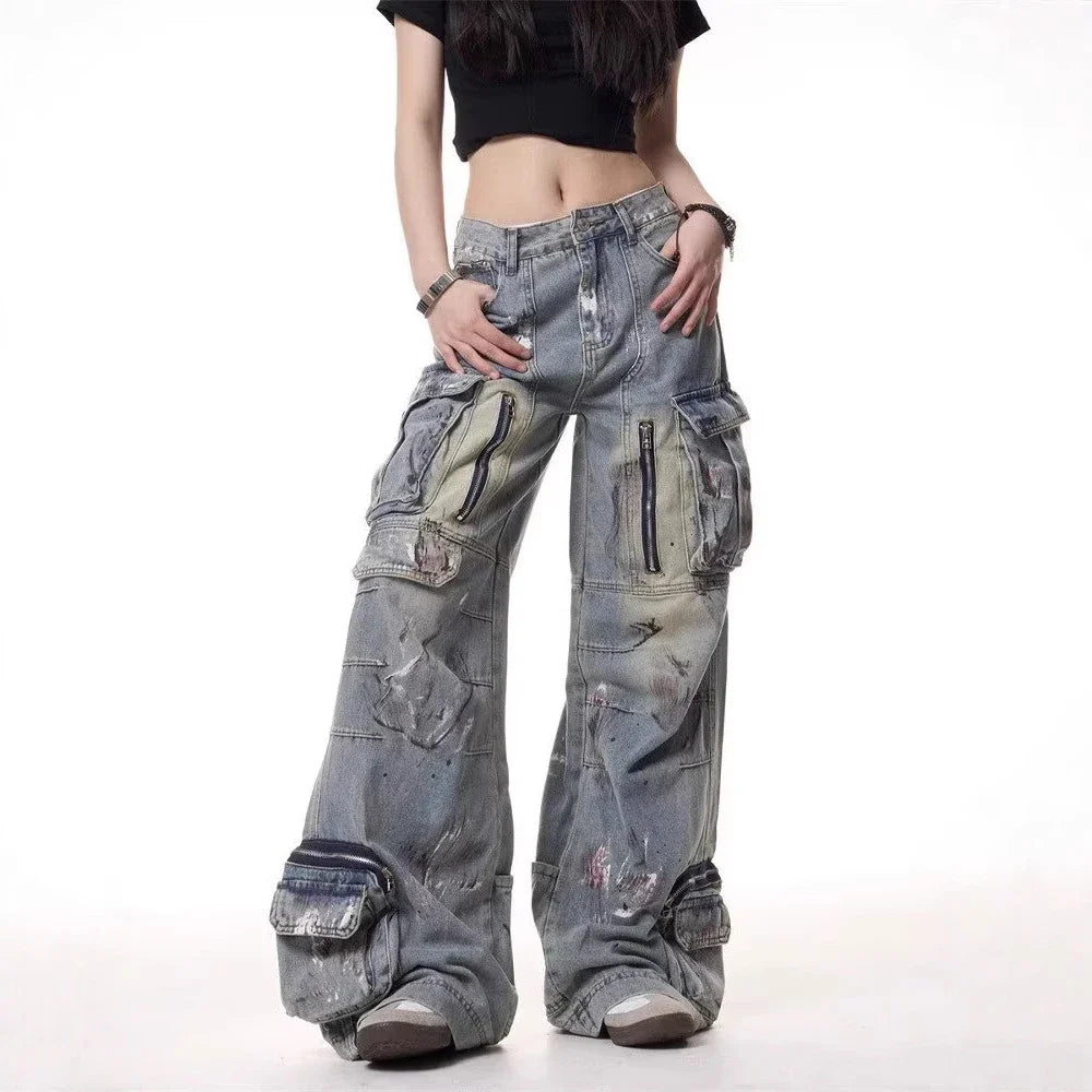 Retro-amerikanische Arbeitskleidung, Baggy-Jeans