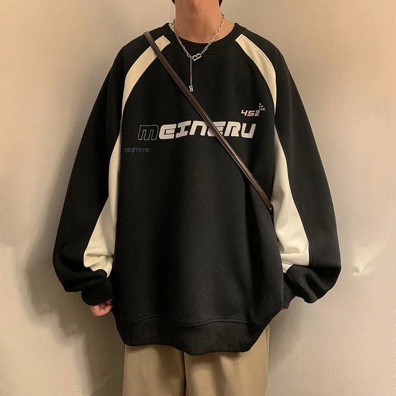 Y2K Raglan Graphic Sweatshirt