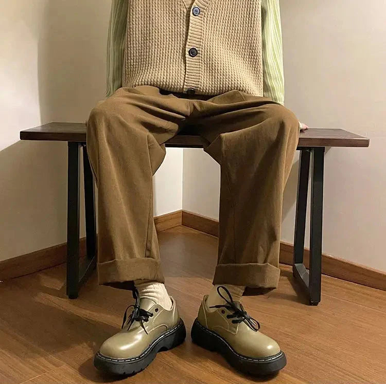 Old Money Style Basic Daily Pants