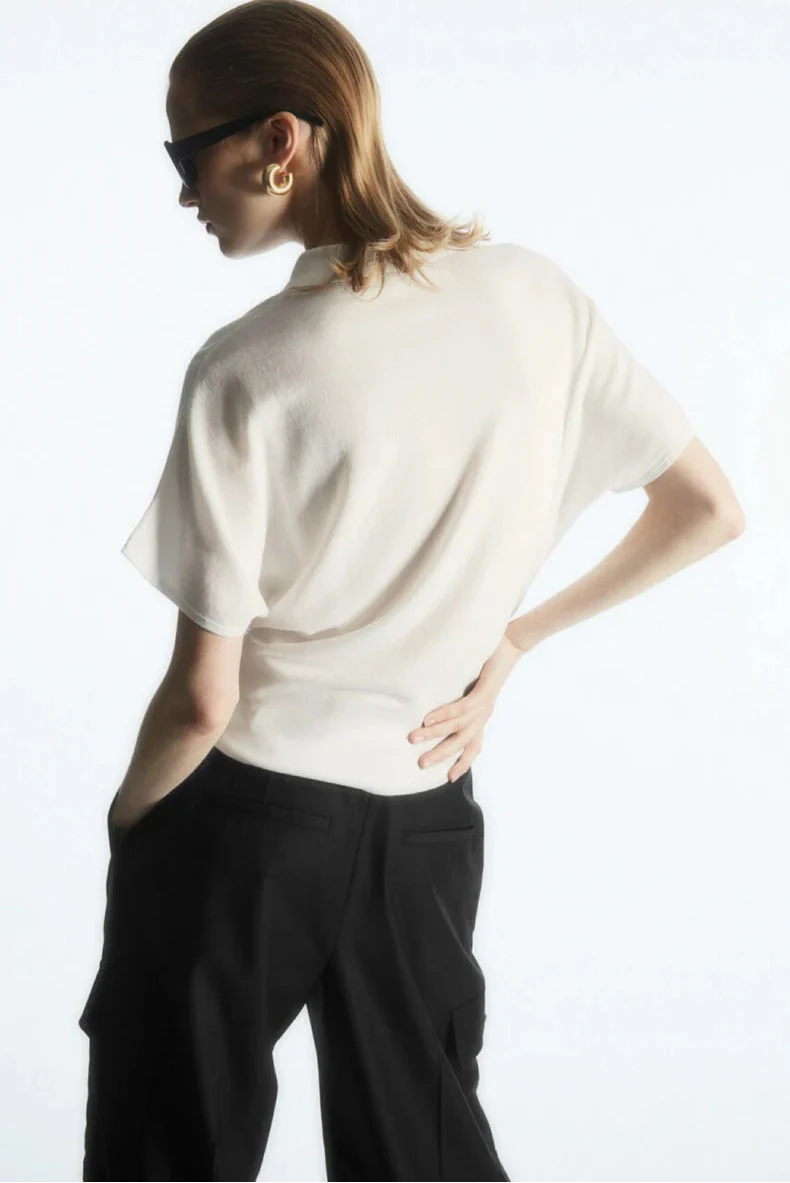Ethereal New Style Casual Batsleeve Polo T-Shirt