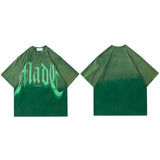 Oversized Gradient Tie-Dye Streetwear Tee