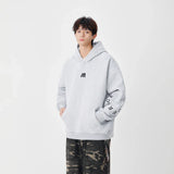Warm Embroidered Hip Hop Logo Hoodie