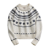 Lässiger Herren-Strickpullover im Fair-Isle-Stil