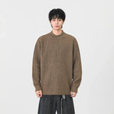 Cozy Ribbed Solid Color Mock Neck Sweater