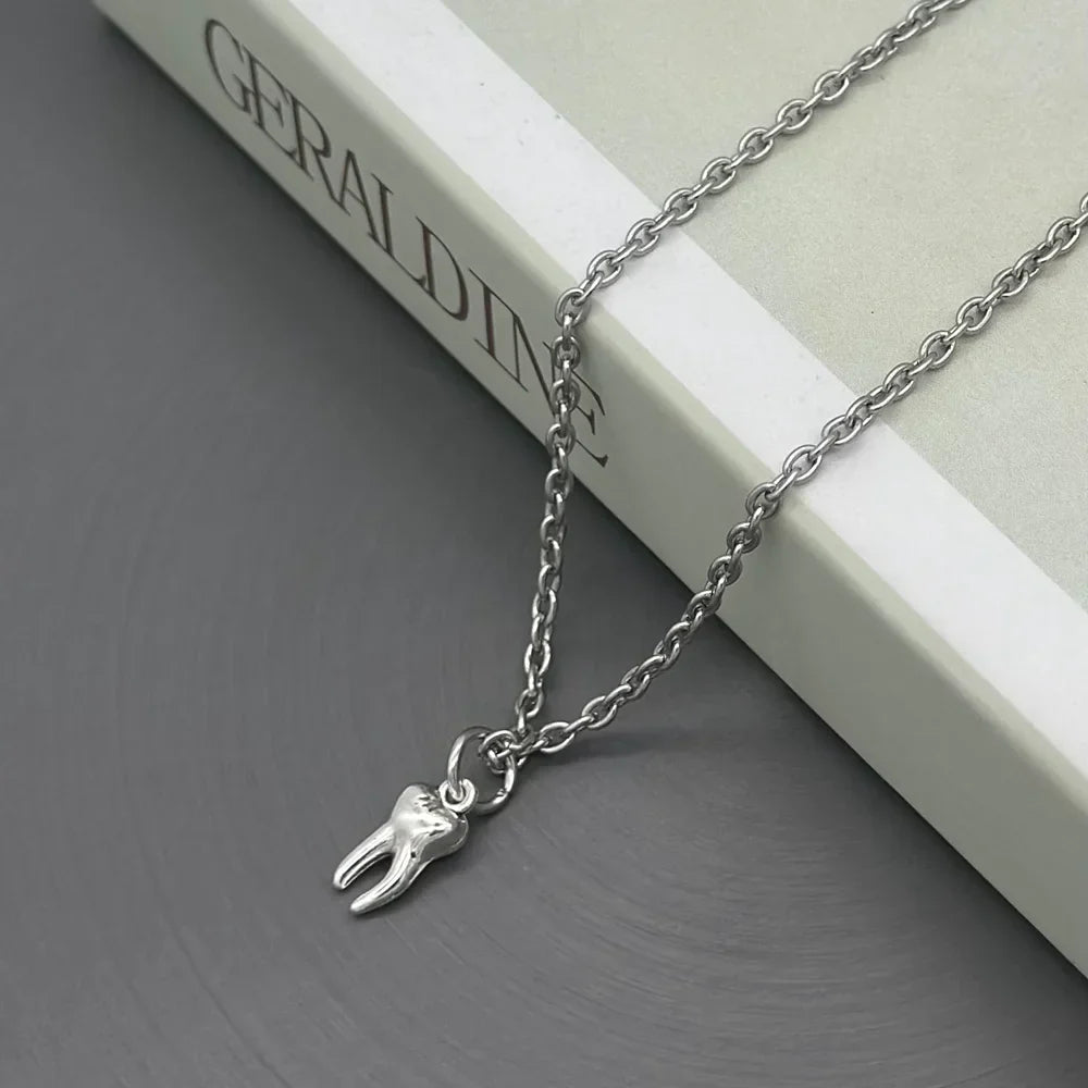 Hollow Thorn Heart Pendant Charm Necklace