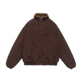 Vintage Lamb Wool Stand Collar Jacket