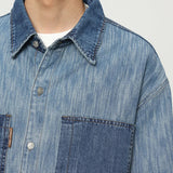 Chemise en denim à manches longues, coupe décontractée, pièce d'investissement