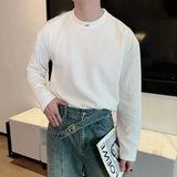 Koreanischer, lockerer Langarmpullover
