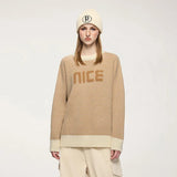 NICE Slogan Sweater