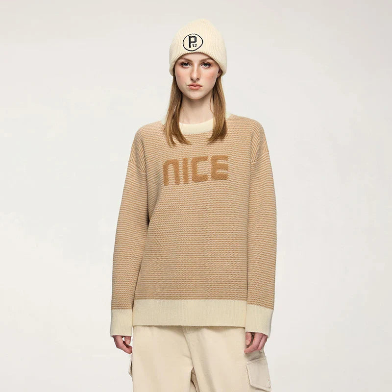 NICE Slogan Sweater