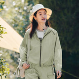 Lightweight Drawstring Hooded Jacket