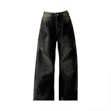 Strapazierfähige, locker sitzende Jeans mit mittelhohem Bund und weitem Bein
