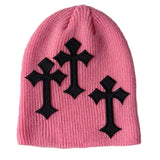 Cross Knitted Beanie