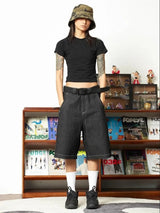 Y2K Oversized Cargo Jorts