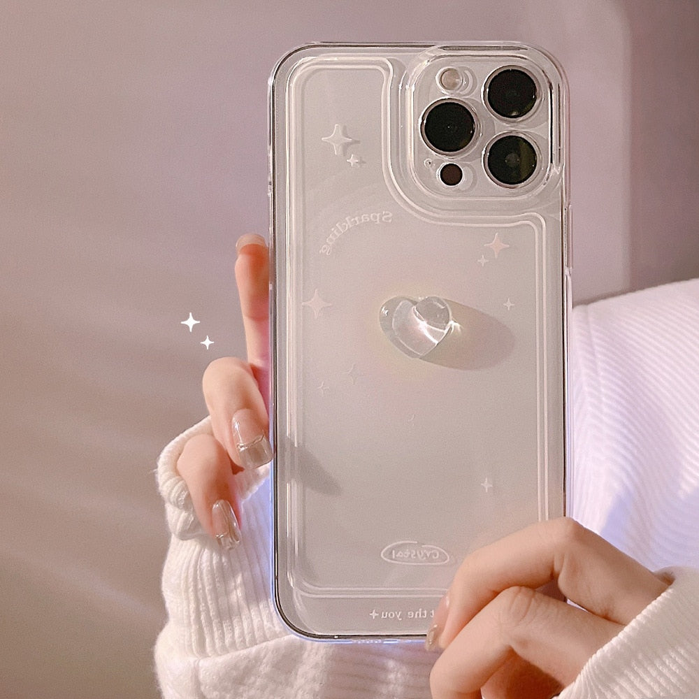 3D 하트 아이폰 케이스