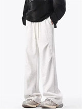 Coole und bequeme Hip-Hop-Sweatpants mit Falten und weitem Bein