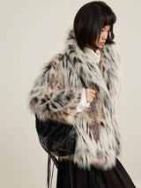 Colorful Thickened Warm Faux Fur Jacket