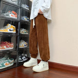 Streetwear Loose Fit Corduroy Baggy Jogger