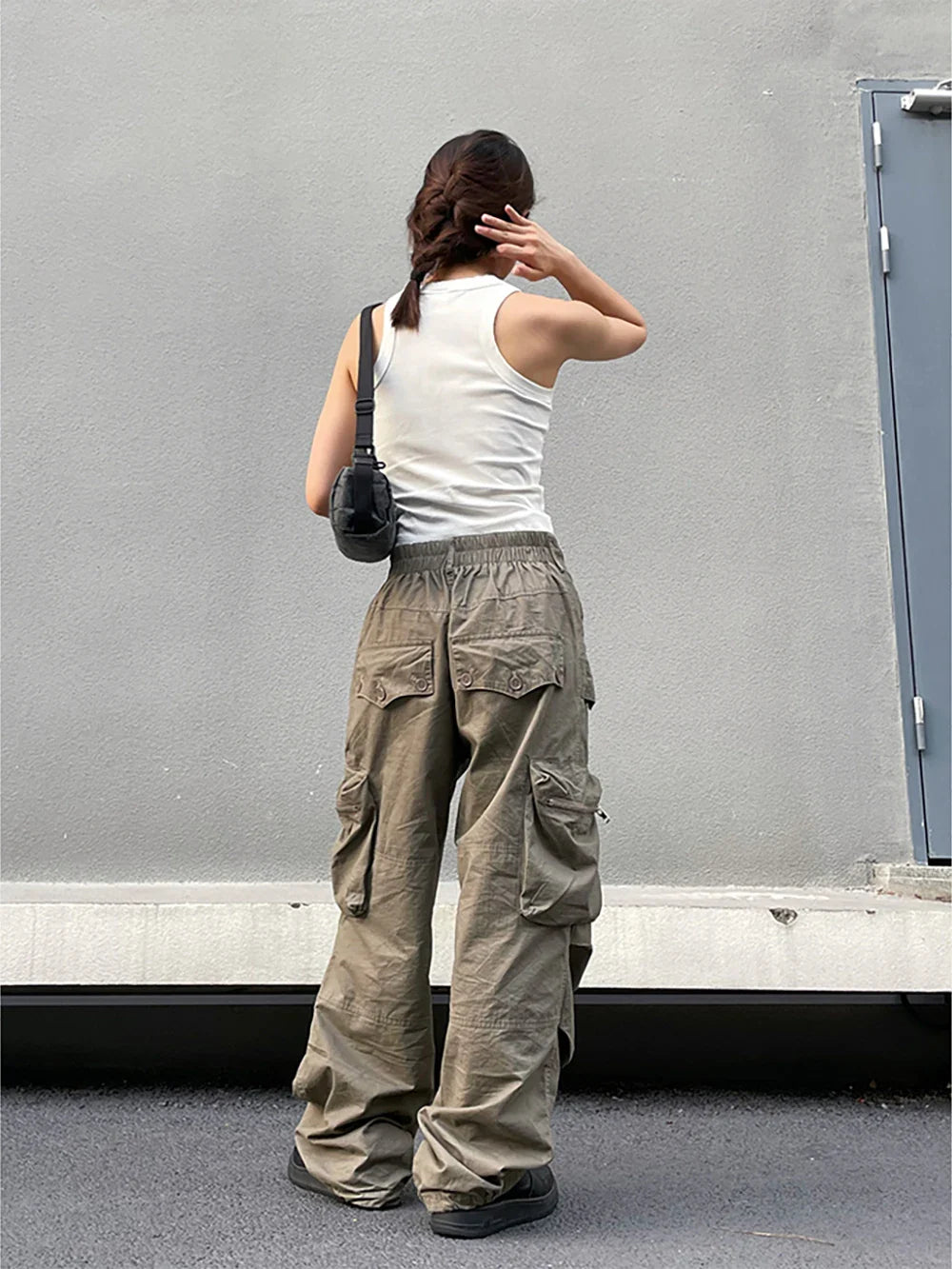 Pantalon cargo pour femmes Y2K