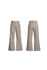 Bestickte ausgestellte Kleiderhose 