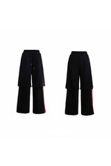 Lagenlook-Jogginghose mit Farbblockmuster 