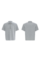 Pailletten-Sicherheitsnadel-Poloshirt 