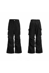 Cargohose mit zerknitterten Taschen