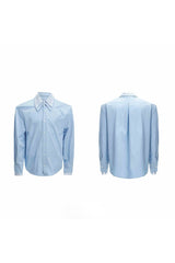 Striped Colorblock Layered Shirt