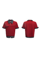 Polo-Shirt mit Lagenstreifen 