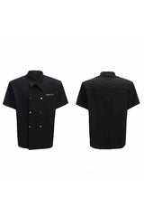 Double Breasted Shirt Tee