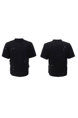 Knitterfreies, kastenförmiges T-Shirt 