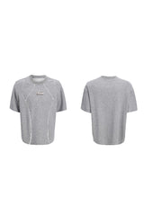 Deconstructed Cotton Metal Tee