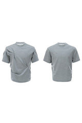 Knitterfreies, kastenförmiges T-Shirt 