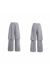 Lagenlook-Jogginghose mit Farbblockmuster 