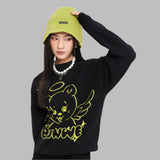 Women Stylish Cozy Jacquard Sweater