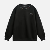 High-Quality Y2K Suede Crewneck Sweatshirt