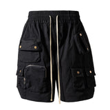 Men Y2K Techwear Multi-Pocket Cargo Shorts