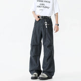 Jean cargo gris et blanc