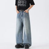 Streetwear-Jeans in hoher Qualität mit elastischem, lockerem Schnitt