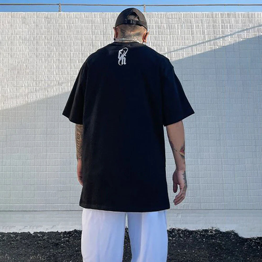 Breathable Print Hip Hop Casual T-Shirt