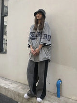 Streetwear Oversize Vintage Printed Hip Hop Shirt